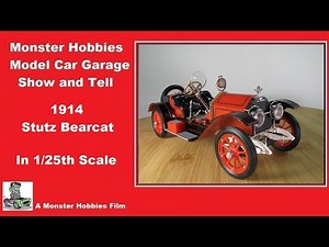 Model Car Garage Show And Tell - My Dad's MPC 1914 Stutz Bearcat - A Model Build Video
