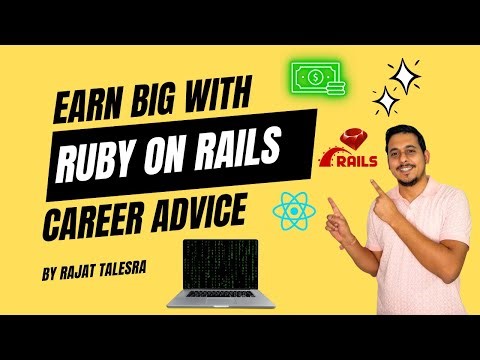 How to make a career in Ruby on Rails fullstack development and earn big? #rails #rubyonrails #react