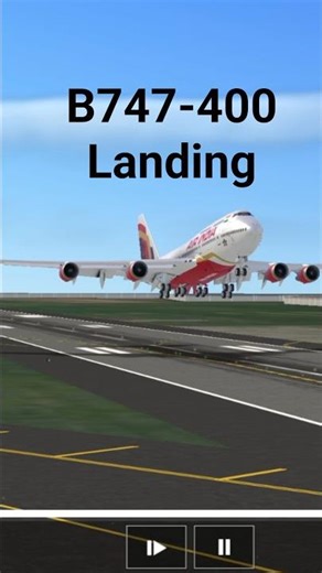 Air India B747-400 Landing