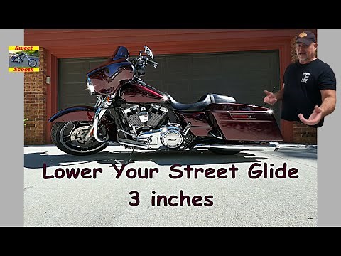 How To Lower Your Harley Up to 3" EASY DIY!