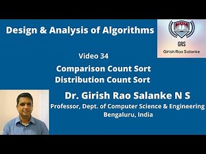 34 Comparison Count Sort & Distribution Count Sort