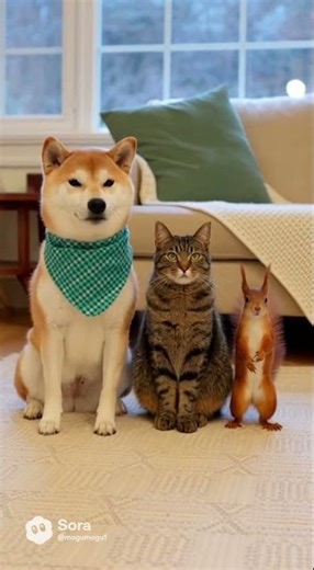 三隻動物突然同步做同樣的怪動作！？｜Animals Move in Perfect Sync?!