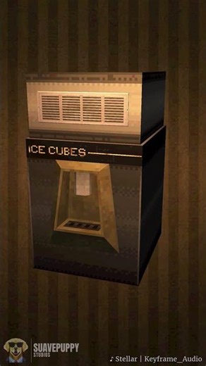 PSX Low Poly Ice Machine | Game Asset | Enjoy Your Stay