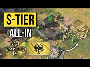 AOE4 Holy Roman Empire Feudal ALL-in Guide...