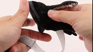 Puppy Snow Booties for Small Dogs, Chihuahua Booties for Winter, Tiny Cat Booties, Cat Shoes for Cold Weather Black Label 5