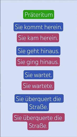 A1, A2, B1, Perfect tense, learn German, German grammar, #german #germangrammar #preterite #past
