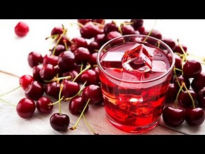 Cherry juice:How to make fresh cherry syrup?|Cherry juice recipe