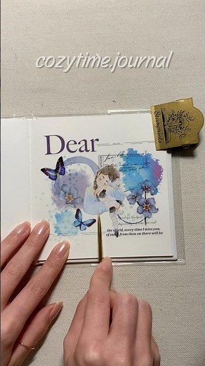 Simple Blue collage 🩵💙 #コラージュ #癒し #journaling #asmr #scrapbooking #tingles #다꾸 #백색소음