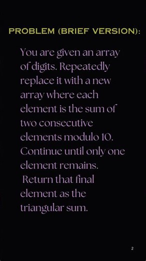 Triangular Sum Trick in 30 Seconds! 🔥 #codinghacks #shorts #Shorts