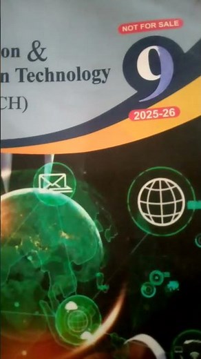 ict new book 9th class for matric tech