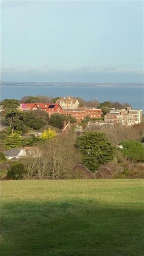 Looking north from Durlston Country Park this afternoon across to Swanage and Ballard Down