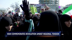 122K views · 28 reactions | WATCH: Iran marks 39th anniversary of Islamic Revolution amid tension. | NBC Nightly News with Tom Llamas | Facebook