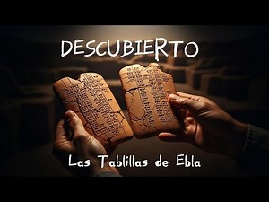 DESCUBIERTO: Las Tablillas de Ebla y lo que revelan sobre los nombres y ciudades antes del Génesis.