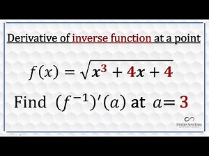 Derivative of inverse radical function