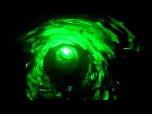 Laser vortex tunnel home made