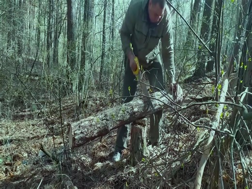 A wood-burning stove from a bucket for a dugout in a wild forest. Bushcraft DIY | Daniel Adventures