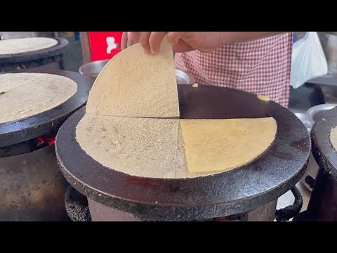 India's Thinnest Paper Dosa | Nylon Dosa | Indian Street Food