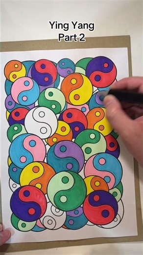 Ying Yang - Part 2 #coloring #colour #colouring #colors #yingyang