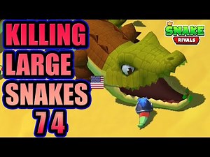 Snake Rivals - (Gameplay 270 Mix) - Kill the Big Snake 74 New Epic Kills