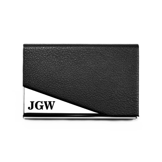 Personalized Leather Business Card Holder, Engraved Corporate Gift - Etsy