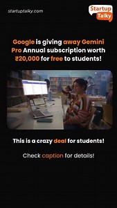 58 reactions · 43 comments | Google just dropped the ultimate AI+Cloud combo: The Gemini AI Pro plan. ✅ Access to advanced Gemini features ✅ Deep Research unlocked ✅ Bigger NotebookLM limits ✅ Gemini for Workspace  Plus 2TB of Google Drive storage Basically… your brain just got a co-pilot with cloud muscle. Comment GOOGLE to get the link! #startuptalky #google #gemini #news | StartupTalky | Facebook