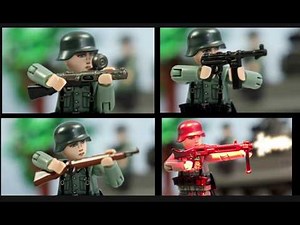 WW2 German stop motion with Buildarmy new Mid-figures