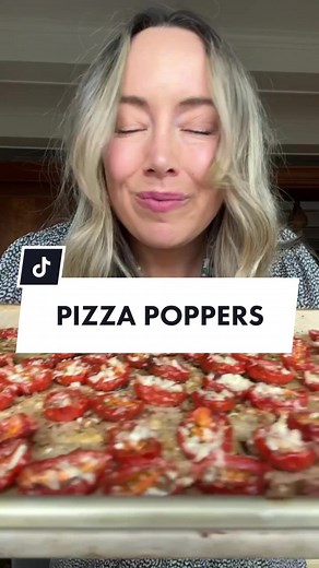 i’m so excited to introduce you to your new favorite snack #healthyrecipes #cooking #healthysnacks #pizzapoppers