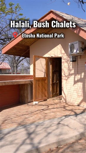Halali Camp in Etosha National Park offers comfortable bush chalets that serve as a base for exploring the park's wildlife and renowned waterholes. | Madbookings - Travel Experts in Africa & Asia