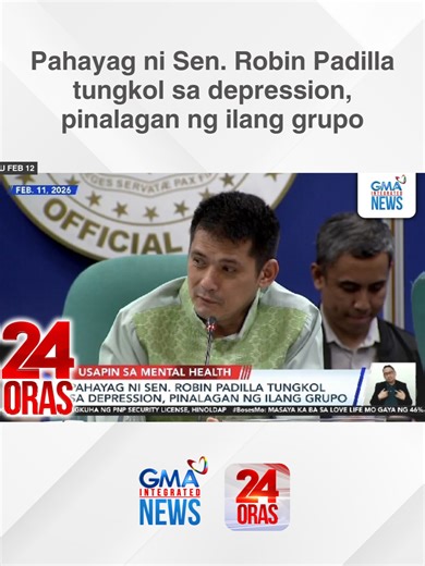 Mga Pahayag ni Sen. Padilla sa Mental Health