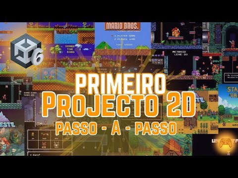 Crie Seu Primeiro Projecto 2D no Unity em 4 Minutos (Passo a Passo)