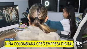 3.5M views · 137K reactions | ¡Tremenda emprendedora! Niña de 10 años creó empresa de marketing digital. Allison enseña a hacer negocios a través de redes sociales y a posicionar marcas, para que ganen más dinero. Dona parte de sus ganancias a una fundación de niños con VIH. Más en noticiascaracol.com | Noticias Caracol | Facebook
