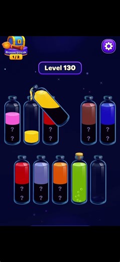 Magic sort ✨🪄 #watersort #watersortpuzzle #colorsorting #relaxing #sortsvideo #sort #stasfying