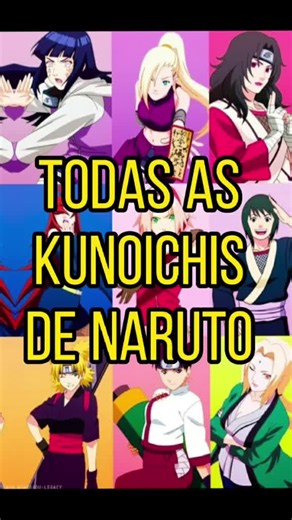 todas as kunoichis de Naruto