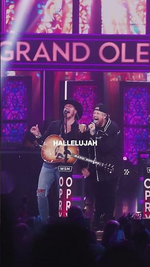 Jelly Roll and Brandon Lake ""Hard Fought Hallelujah" LIVE from the Grand Ole Opry during CMA Fest