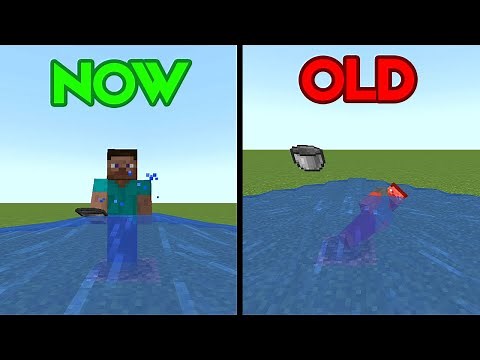 old minecrft vs new minecraft