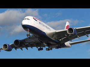 (4k) Plane Spotting at London Heathrow Airport | Myrtle Avenue Arrivals RW27L