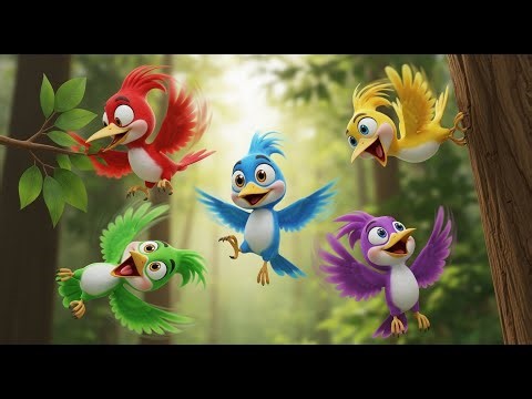 Cinco Pica-Paus Pequeninos Tap Tap Tap | Rimas Infantis e Canções para Crianças