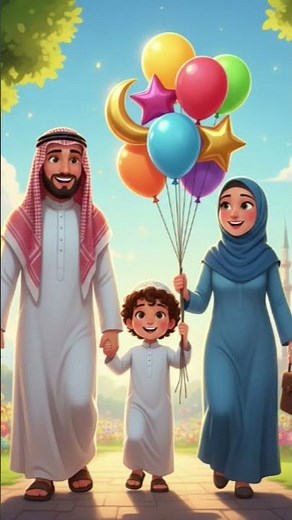قصة العيد للأطفال 🎉 أحمد وفرحة عيد الفطر وعيد الأم والربيع #حدوتة_قبل_النوم #cartoon #كرتوناطفال