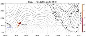 Animation of sulfur dioxide plume from Mauna Loa volcanic eruption | AIRS