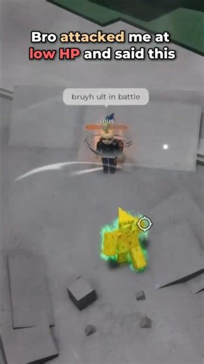 He attacked me at low HP and said "ULTER" 💀 #roblox #thestrongestbattlegrounds