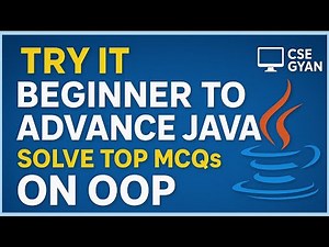 Challenge Yourself! Java & OOP MCQs Every Student Should Solve - Top MCQs for all CS/IT Exams