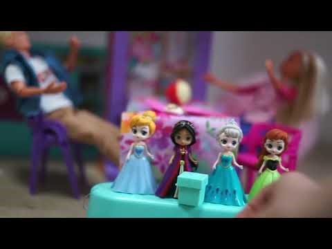 🎁 Barbie Baby Ken family birthday party Ken Comes Home, Friends Elsa’s Surprise dolls play (Part 2)