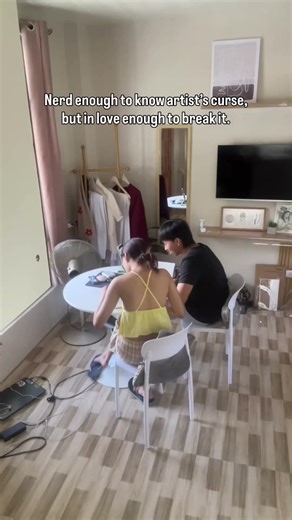 I finally found an art buddy 💕 #shorts #art