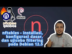 nftables - installation, basic configuration, and filtering testing on Debian 12.5
