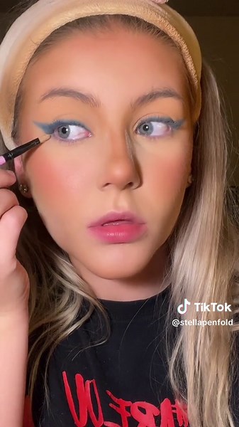 Bedazzled 4th of July Eye Makeup Tutorial