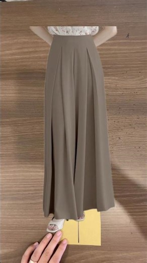 Boxed pleated pants design#diy #ussewtips #sewingtutorial