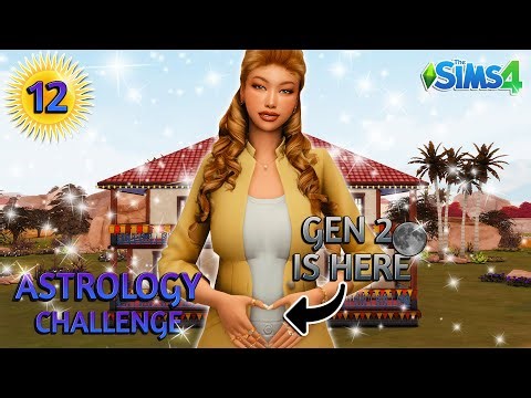 The Sims 4 The Astrology Challenge (Sun)|| Ep 12: Gen 2 Has Been Born!👶🍼