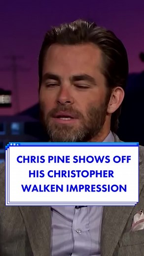 #ChrisPine’s impression of #ChristopherWalken narrating a nature documentary 🦁 #celebrityimpressions #latelateshow