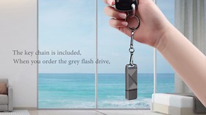 EASTBULL FAT32 USB2.0 USB Flash Drive 16GB, Fast-Speed Thumb Drive Metal Pen Drive 16 GB USB 2.0 Memory Stick for Storage and Backup (Silver, Not Included Adapter)