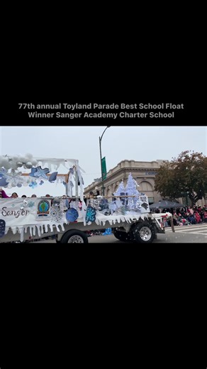 Sanger Chamber 77th Annual Toyland Best School Float Winner- Sanger Academy Charter School. “A Visual and Performing Arts School, where students shine on stage, in the classroom, and across the community. Last year was a banner year! They celebrated their 4th designation as a California School to Watch! This year, the Bears are “Rockin’ Around the Christmas Tree!” Get ready for holiday spirit , musical flair, and plenty of Bear Pride as Sanger Academy marches by proving once again that at Sanger
